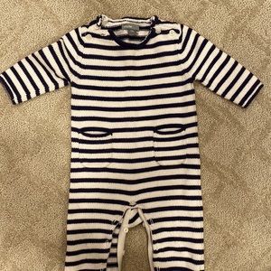 Cute navy striped one piece